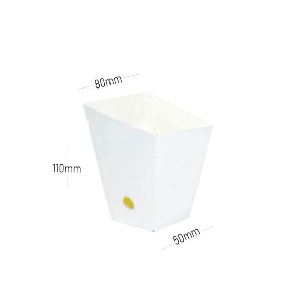 علبة بطاطس أبيض مقاس 8×5×11 سم 500 حبة 