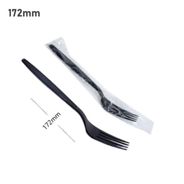 Premium Black PS Plastic Fork Film Wrap 1000/ctn