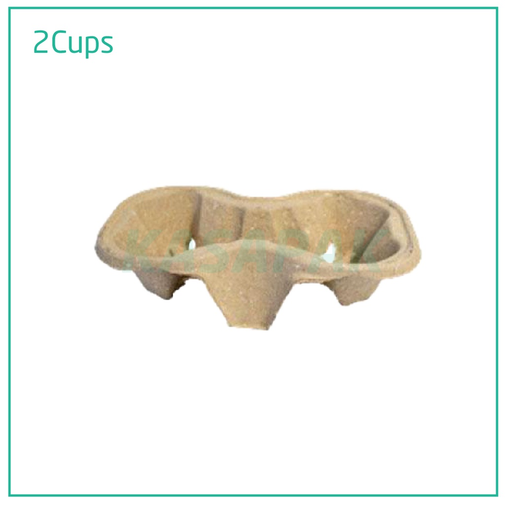 2Cups Pulp Fiber Carrier 500/ctn