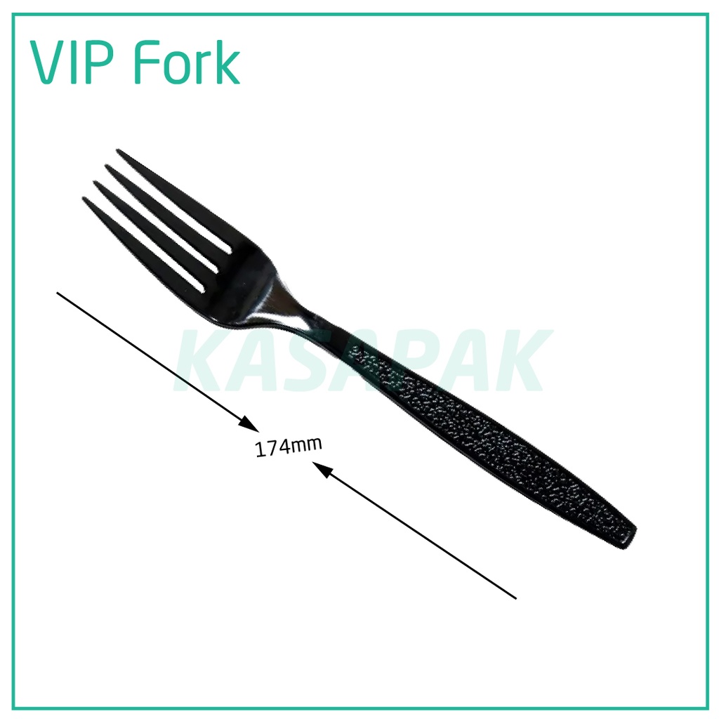 Premium Black PS Plastic Fork 1000/ctn