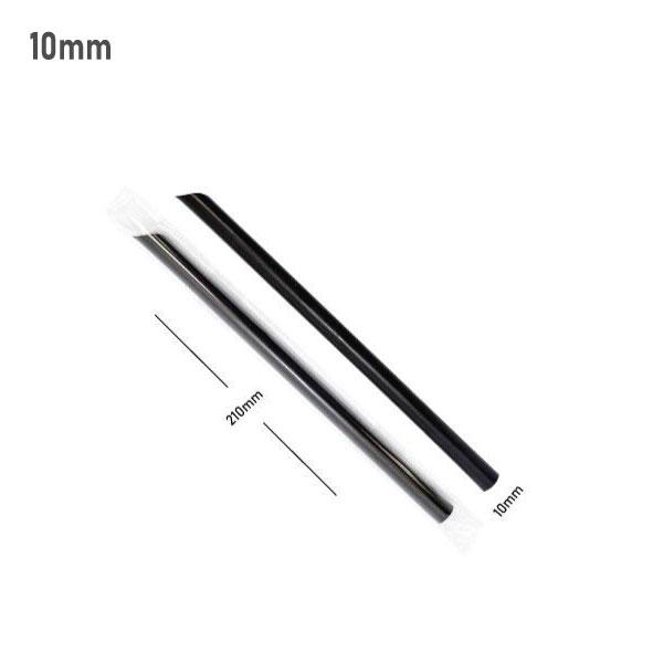 10*210mm Black Spike Straw Film Wrap 4000/Ctn