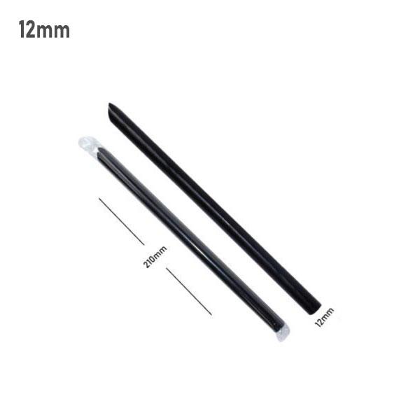 12*210mm Black Spike Straw Film Wrap 4000/Ctn