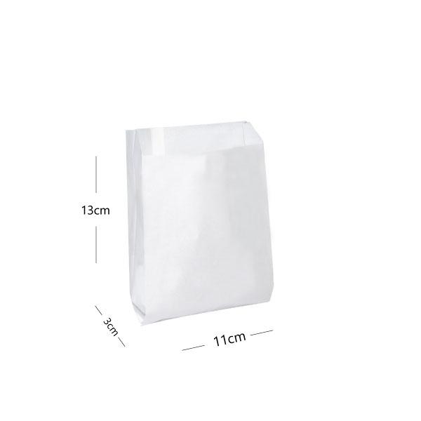 White Paper Satchel Bag 11×3×13cm - 1000/ctn