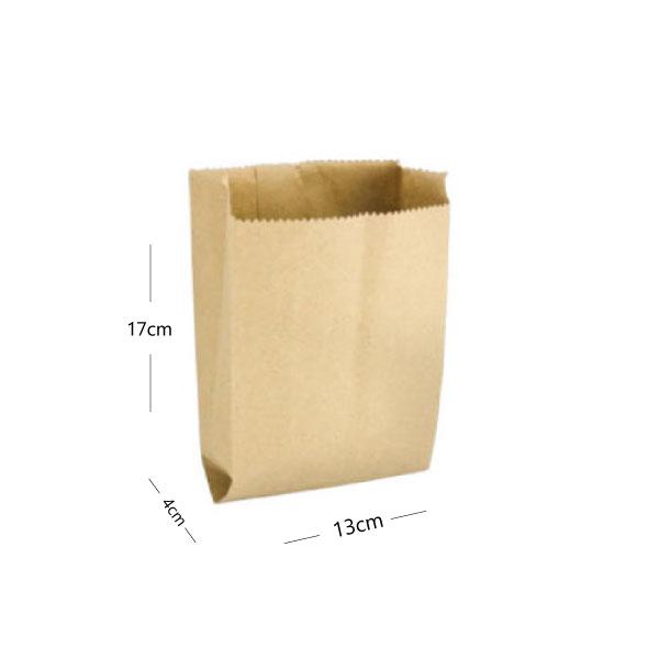 Kraft Paper Satchel Bag 13×4×17cm - 1000/ctn