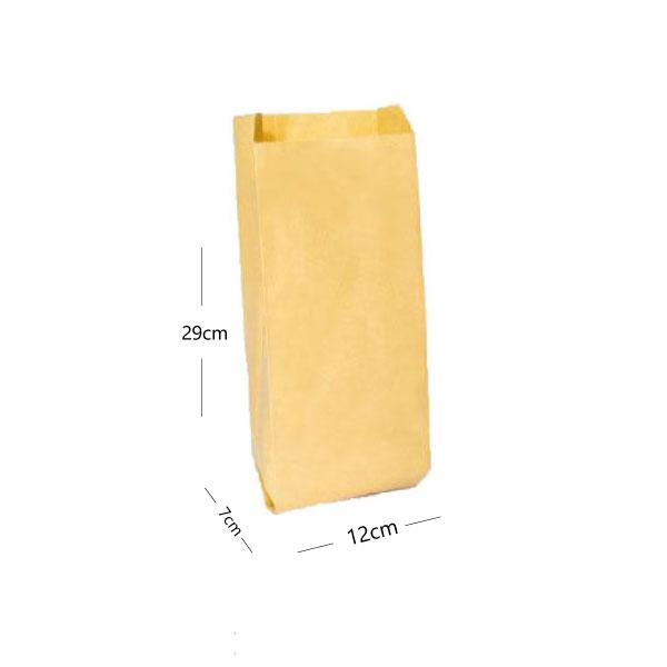 Kraft Paper Satchel Bag 12×7×27cm - 1000/ctn