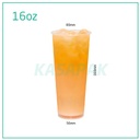 16oz/80mm PP Plastic Clear Cup 500/ctn