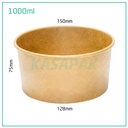 1000ml Kraft Paper Salad Bowl 300/ctn