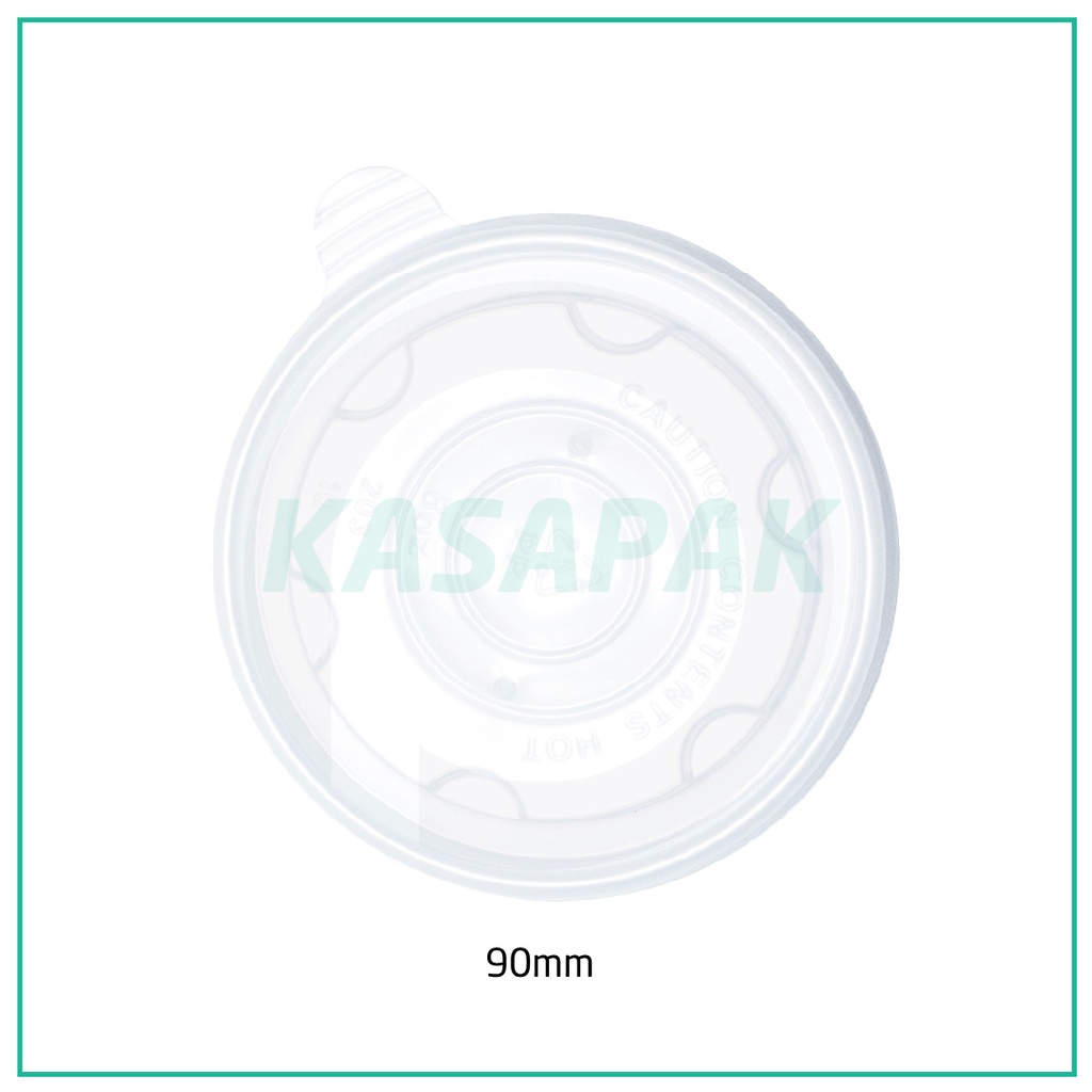 90mm PP Plastic Soup Cup Lid 500/ctn