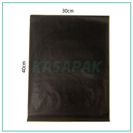 [001325] PE Black Kraft Wrapping Paper 30×40cm 2000/ctn