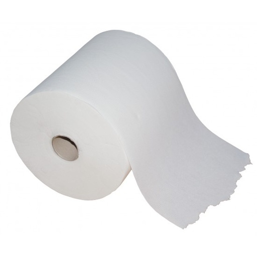 [001512] White Paper Auto Cut Roll 2Ply 120m - 6/ctn
