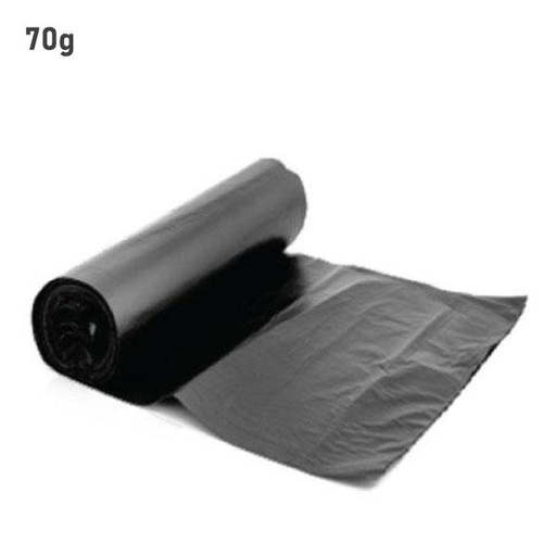 [001516] 70Gallon Black Plastic Trash Bags 10kg