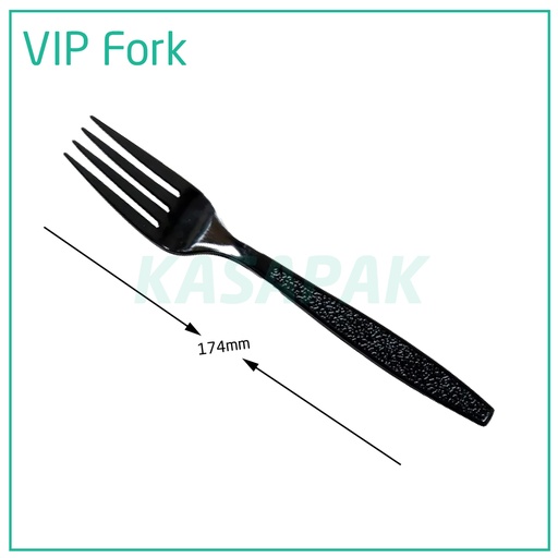 [003012] Premium Black PS Plastic Fork 1000/ctn