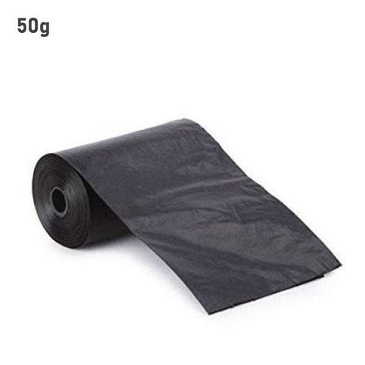 [004002] 50Gallon Black Plastic Trash Bags 15kg