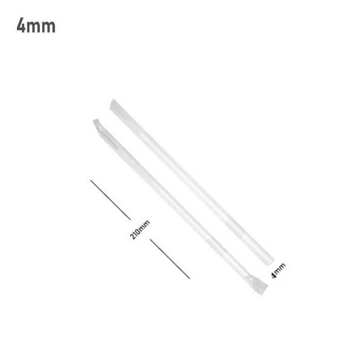 [001700] 4*210mm Clear Spike Straw Film Wrap 4000/Ctn