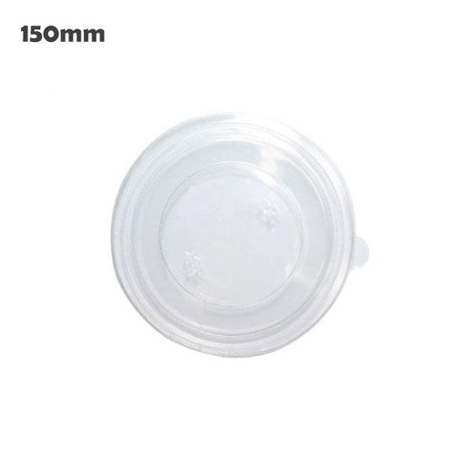 [006004] 150mm PET Plastic Salad Bowl Lid 300/ctn